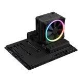 พัดลมซีพียู NZXT CPU AIR COOLER T120 RGB Black (RC-TR120-B1)