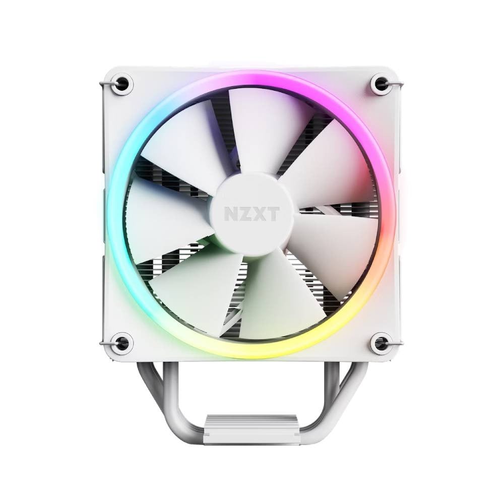 พัดลมซีพียู NZXT CPU AIR COOLER T120 RGB White (RC-TR120-W1)