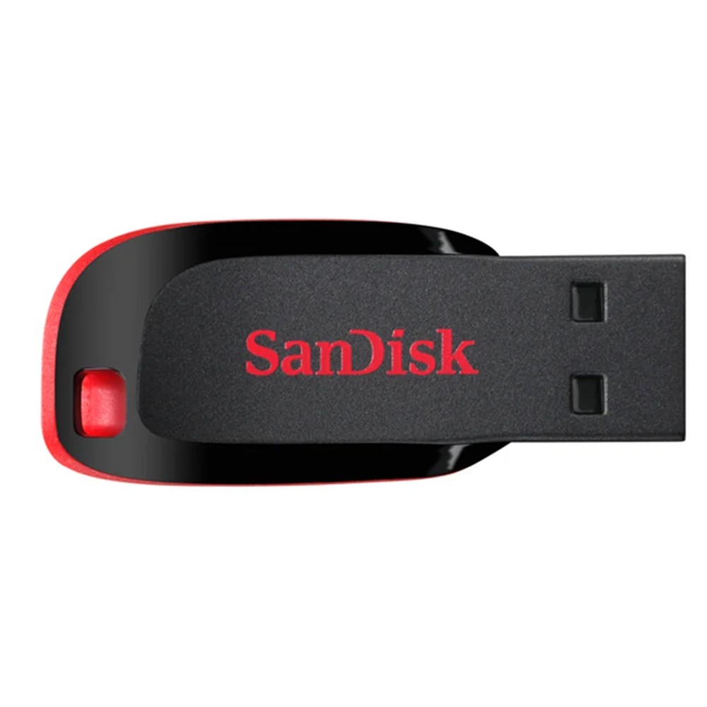 แฟลชไดร์ฟ SanDisk USB Drive Cruzer Blade 64GB Black