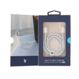 สายชาร์จ Blue Box USB-C to USB-C Cable 60W Super Fast Charge & Data Sync 2M. White (BB-C06)