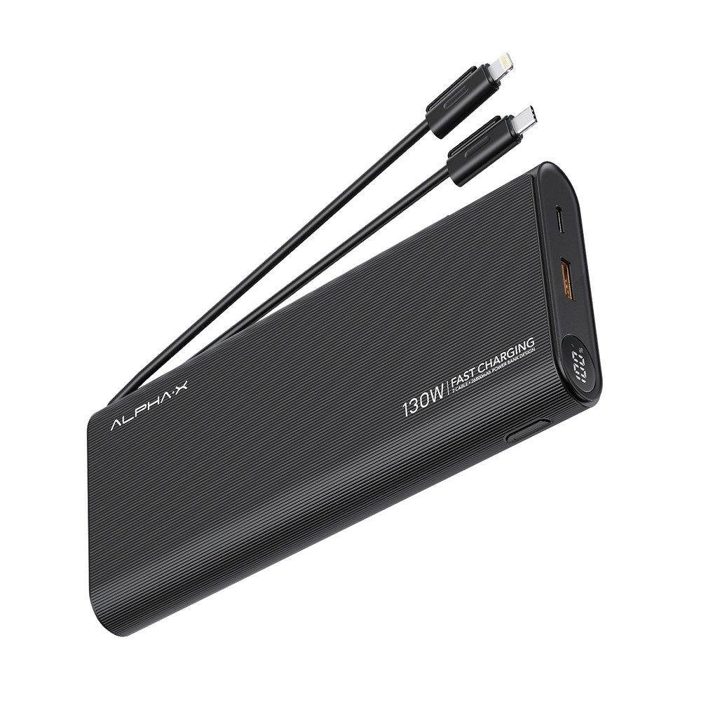 พาวเวอร์แบงค์ ALPHA 20,000 mAh C130W-PD Black