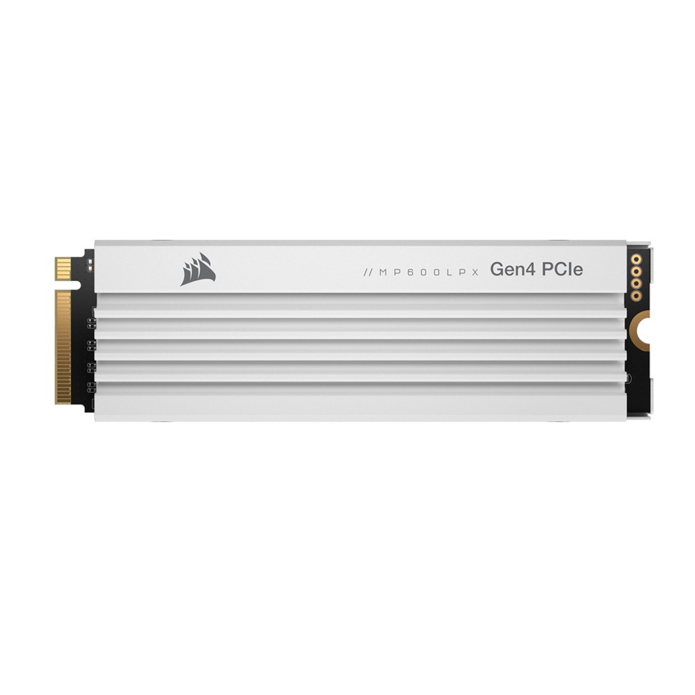 การ์ดเอสเอสดี Corsair SSD MP600 PRO LPX 1TB PCIe M.2 R7100MB/s W5800MB/s -5 Year White (Support PS5)
