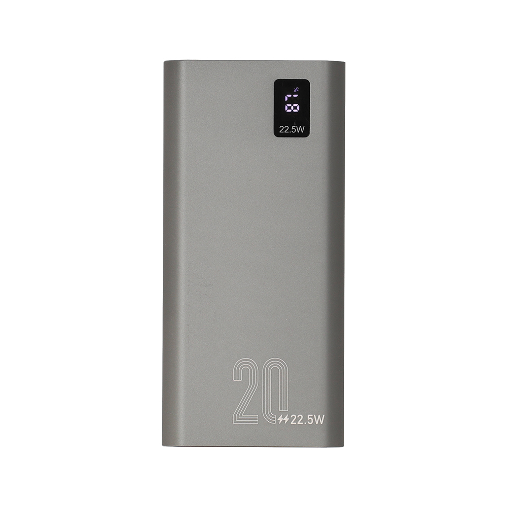 Mah Grey พาวเวอร์แบงค์ TECHPRO ความจุ 20,000 mAh Grey