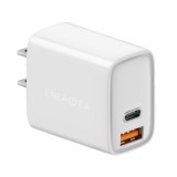 อะแดปเตอร์ Energea Wall Charger 1 USB-A / 1 USB-C White