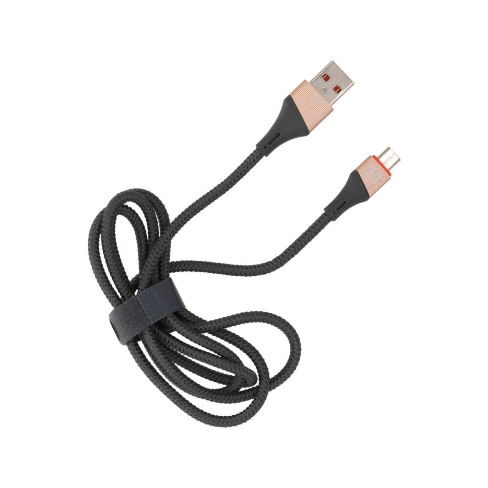 สายชาร์จ QPLUS USB-A to Micro QP-C02 Gray