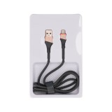 สายชาร์จ QPLUS USB-A to Lightning Cable 3A 1M. Grey (QP-C02)
