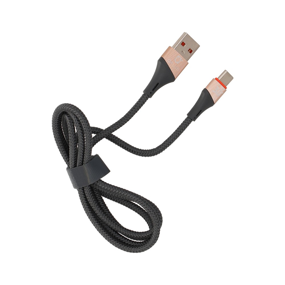 สายชาร์จ QPLUS USB-A to Type-C QP-C02 Gray