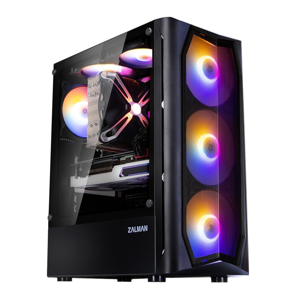 เคสคอมพิวเตอร์ Zalman Computer Case N4 Black Mid-Tower Black