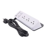 ปลั๊กไฟ Toshino TIS 3 Way 1 Switch 3 USB 2M. (CW20PD-2M) White