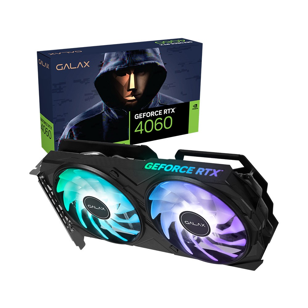 การ์ดจอ GALAX VGA GeForce RTX 4060 EX 1-Click OC 8GB GDDR6 128-bit