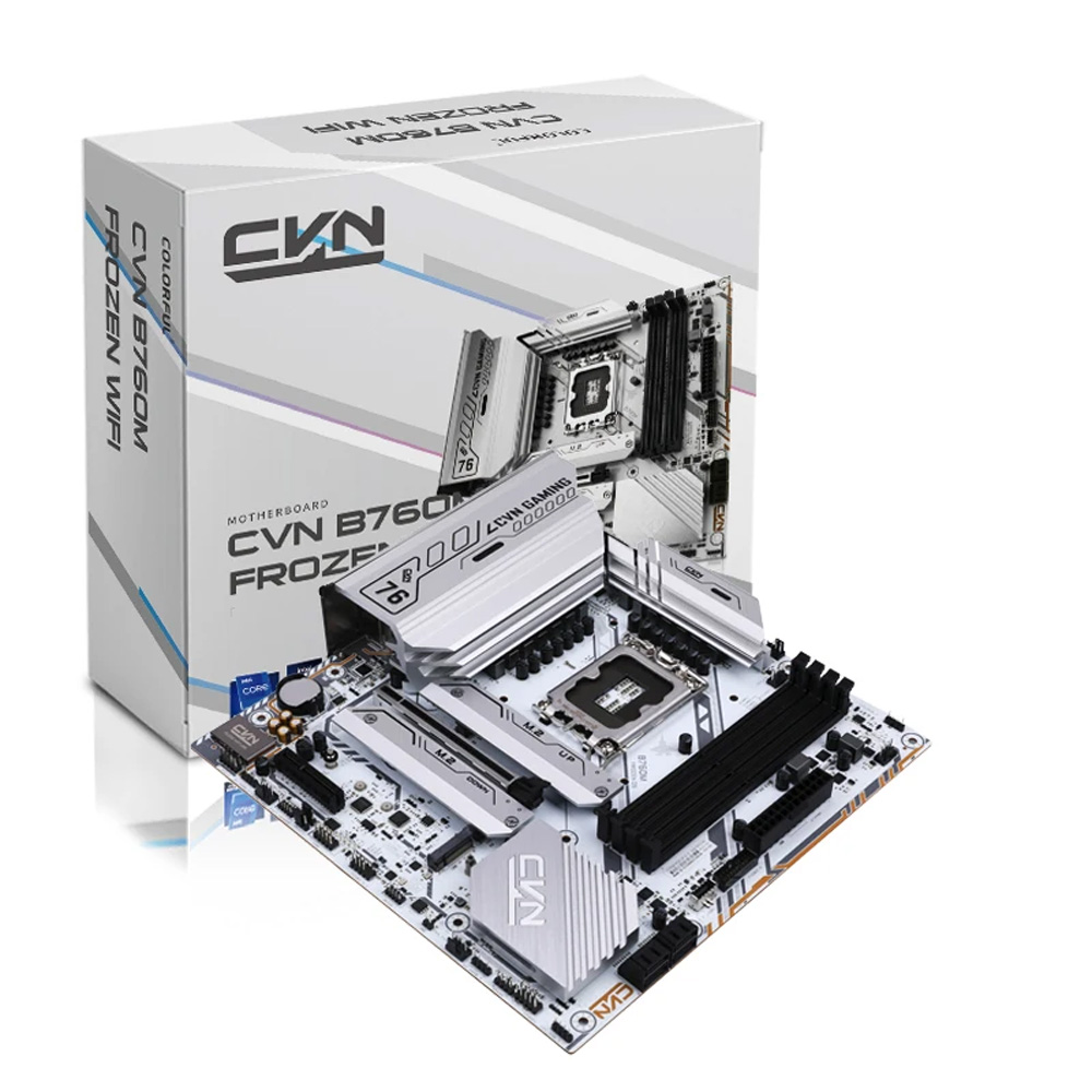 เมนบอร์ด COLORFUL CVN B760M FROZEN WIFI D5 V20 LGA 1700