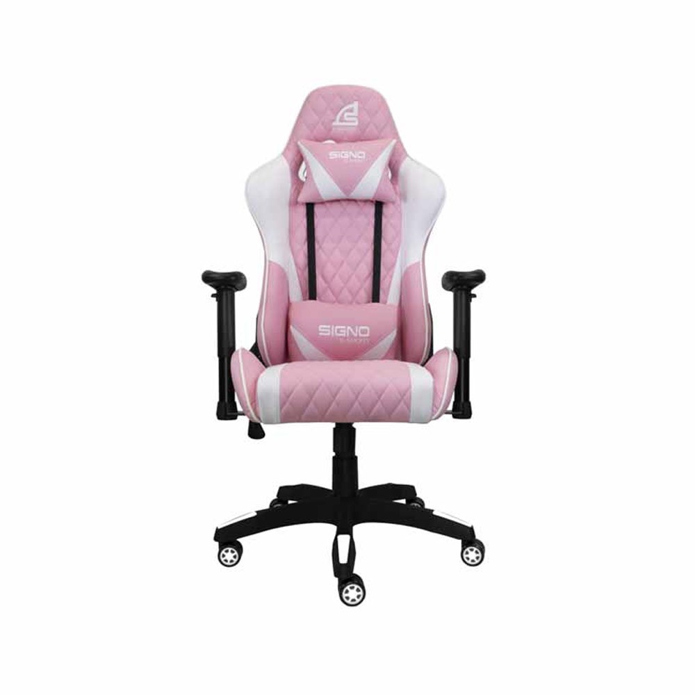 เก้าอี้เกมมิ่ง Signo Gaming Chair Barocco GC-203 PW Pink/White