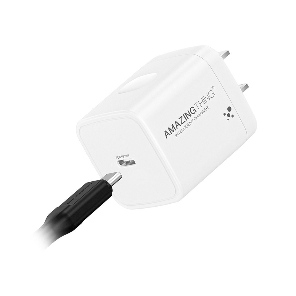 อะแดปเตอร์ AMAZINGthing Wall Charger 1 USB-C White
