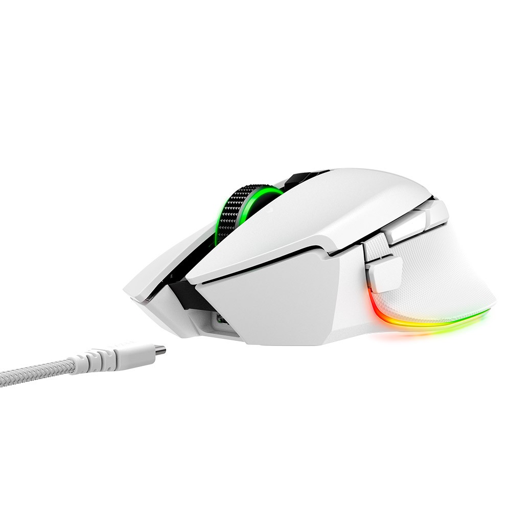 เมาส์เกมมิ่ง Razer Gaming Mouse Basilisk V3 Pro White
