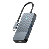 Veger Port Hub 4-in-1 USB-C to 2x USB3.0 / HDMI and PD (VH-H02) Gray