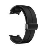 สายนาฬิกา Samsung D-Buckle Hybrid Eco-Leather Band (M/L) Watch4/5/6 Strap Black