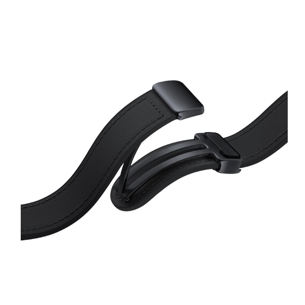 สายนาฬิกา Samsung D-Buckle Hybrid Eco-Leather Band (M/L) Watch4/5/6 Strap Black