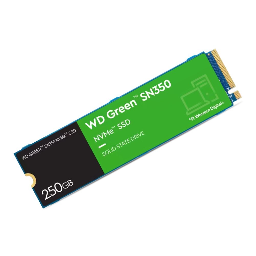 การ์ดเอสเอสดี WD SSD 250GB M.2 PCle/NVme R2400MB/s W1500MB/s Green - 3 ...