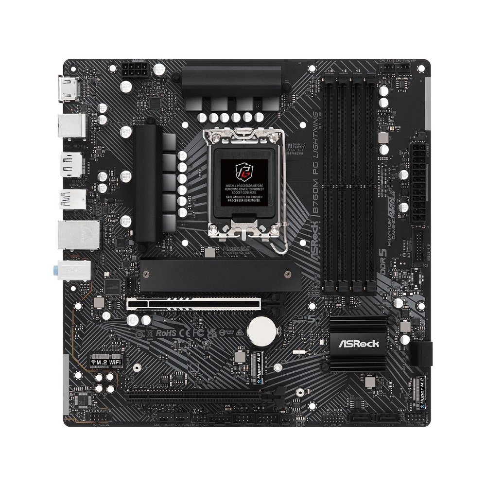 เมนบอร์ด ASRock B760M PG Lightning DDR5 LGA-1700