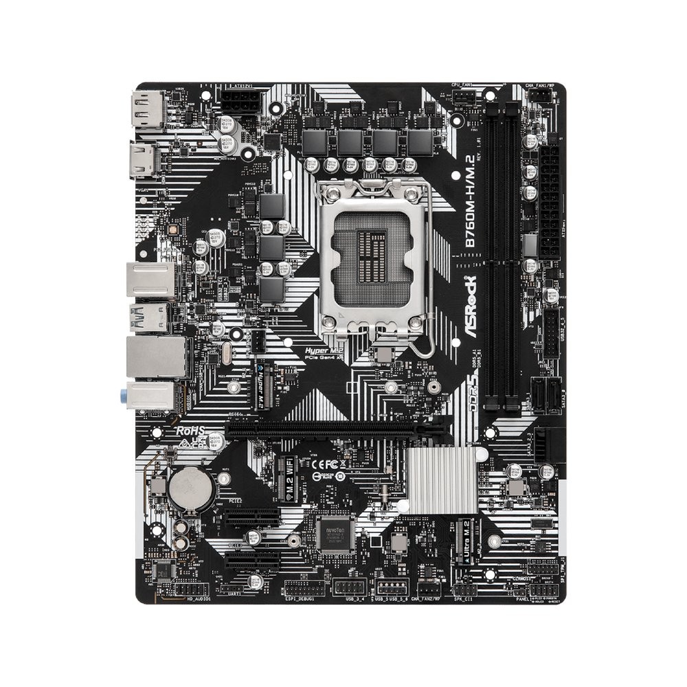 เมนบอร์ด ASRock B760M-H/M.2 DDR5 LGA-1700