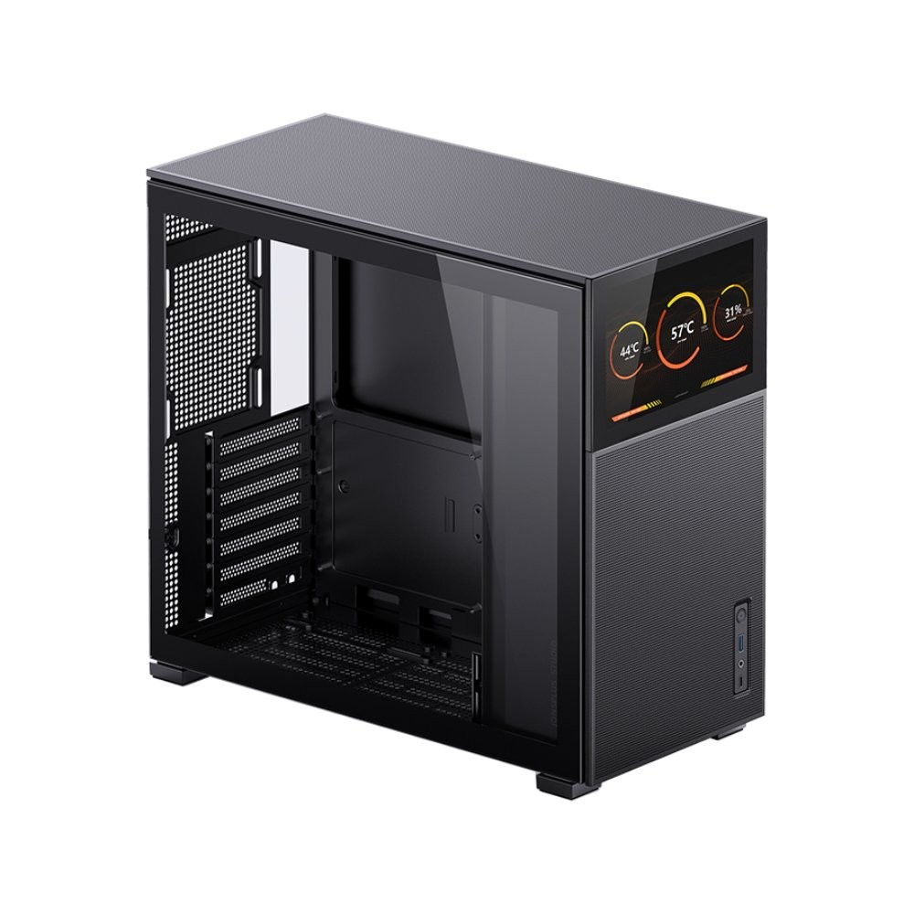 เคสคอมพิวเตอร์ Jonsbo Computer Case D41 MESH SCREEN Black