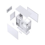 เคสคอมพิวเตอร์ Jonsbo Computer Case D41 MESH SCREEN White