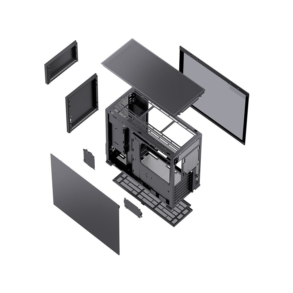 เคสคอมพิวเตอร์ Jonsbo Computer Case D41 STD Black