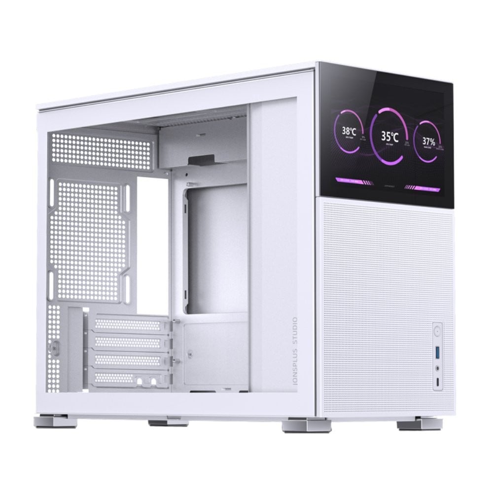 เคสคอมพิวเตอร์ Jonsbo Computer Case D31 MESH SCREEN White