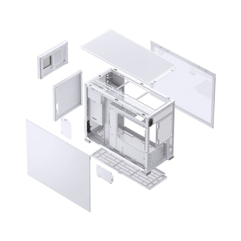เคสคอมพิวเตอร์ Jonsbo Computer Case D31 MESH SCREEN White