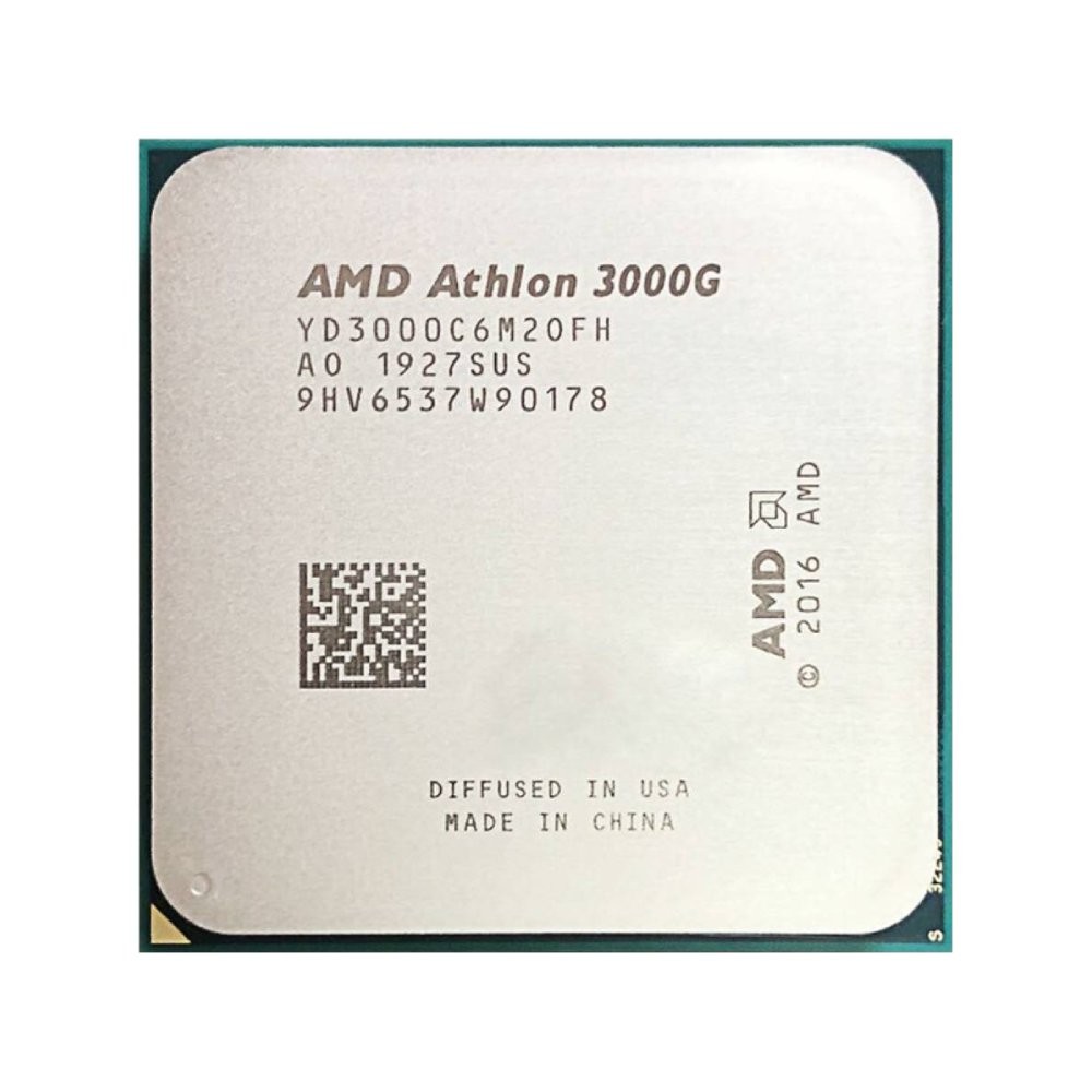 ซีพียู AMD Athlon 3000G 3.5GHz 2C/4T AM4 (Tray, Fan)