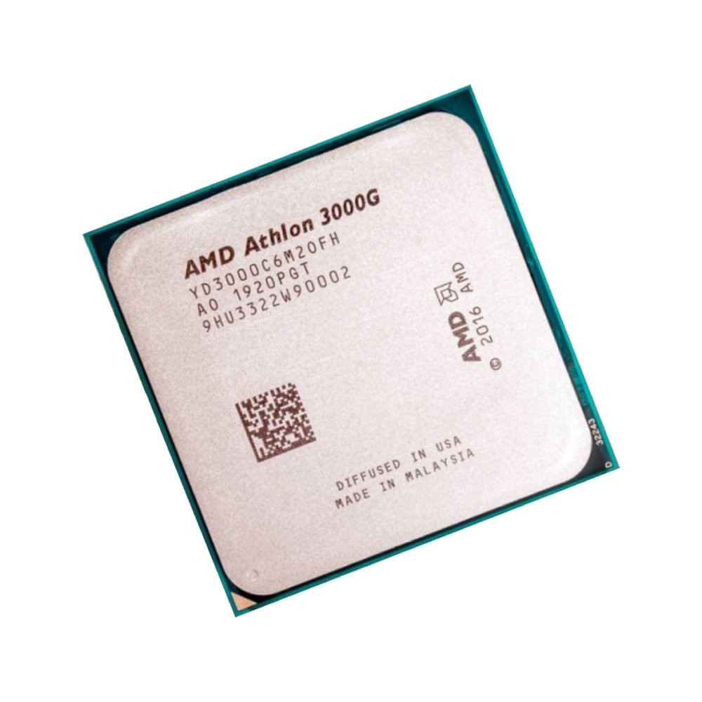 ซีพียู AMD Athlon 3000G 3.5GHz 2C/4T AM4 (Tray, Fan)