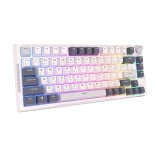 คีย์บอร์ดเกมมิ่ง Royal Kludge Gaming Keyboard RKH81 Wireless White Night (Brown Switch)