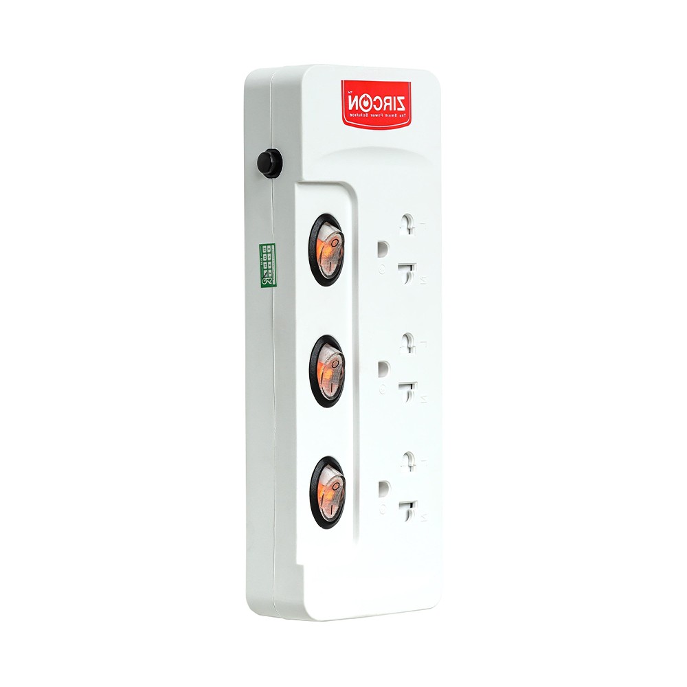ปลั๊กไฟ Zircon 3 Way 3 Switch 3M. (ZC-103-3M)