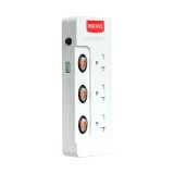 ปลั๊กไฟ Zircon 3 Way 3 Switch 3M. (ZC-103-3M)