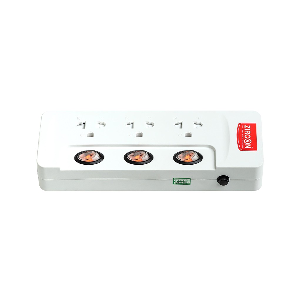 ปลั๊กไฟ Zircon 3 Way 3 Switch 3M. (ZC-103-3M)