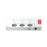 ปลั๊กไฟ Zircon 3 Way 3 Switch 3M. (ZC-103-3M)