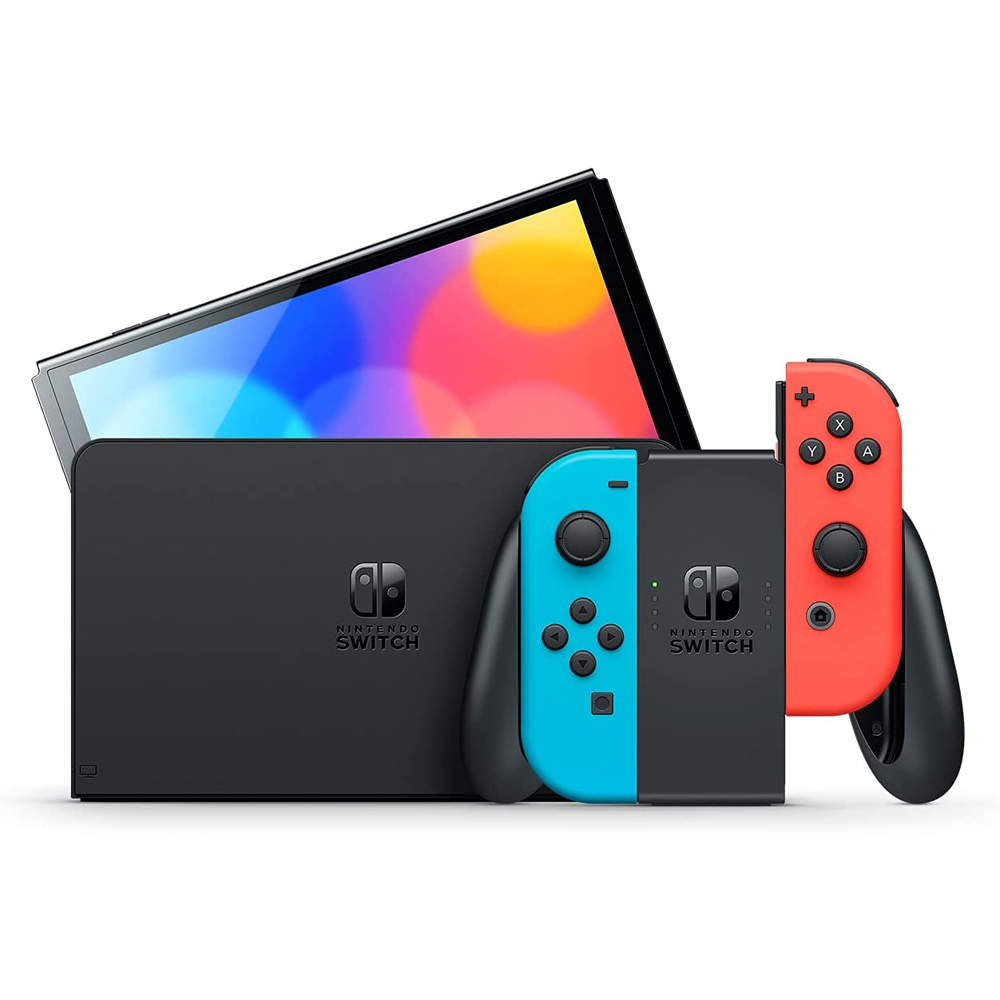 red and blue switch oled