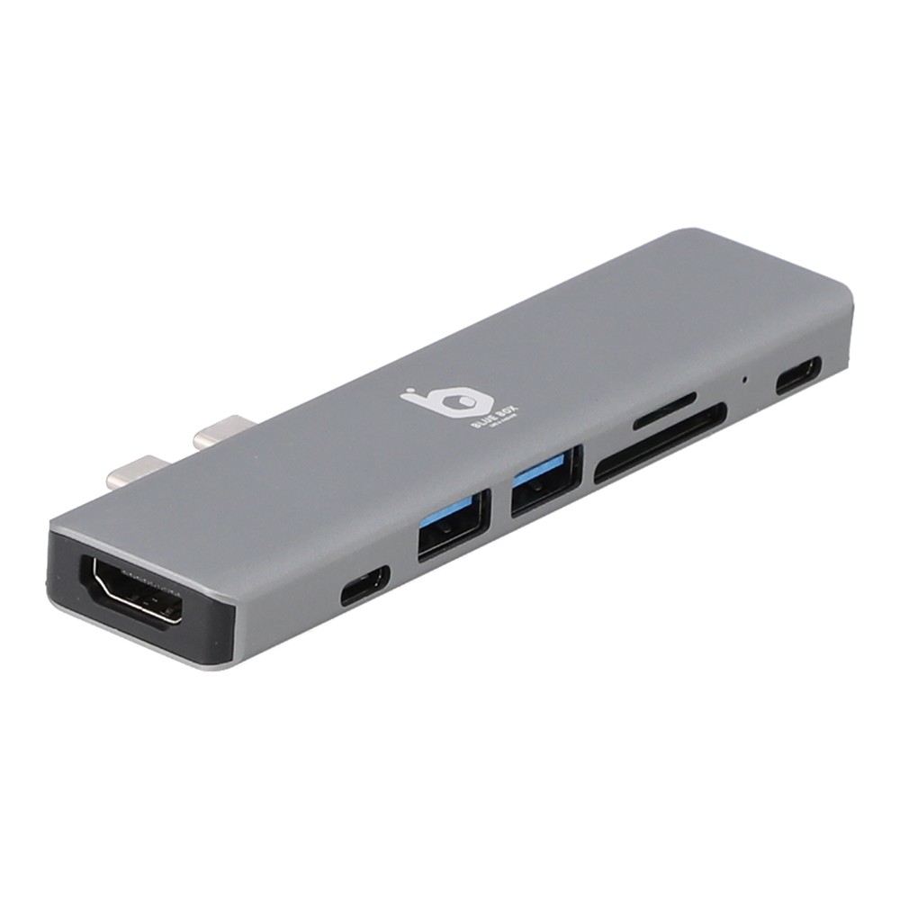 Blue Box Port Hub TypeC DUO 7in2 Multifunction Converter for Macbook
