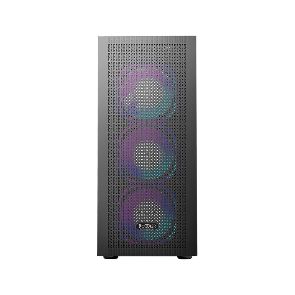 เคสคอมพิวเตอร์ PC Cooler Computer Case MA100 MESH Black