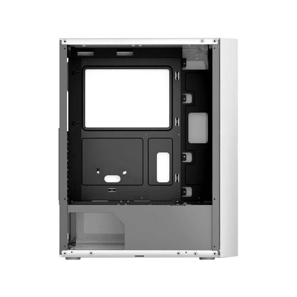 Computer Mesh White เคสคอมพิวเตอร์ PC Cooler Computer Case MA100 MESH White