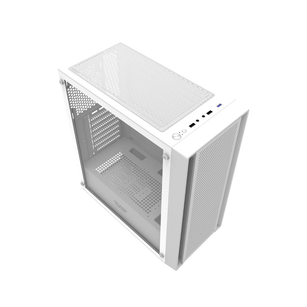 เคสคอมพิวเตอร์ DARKFLASH Computer Case DK353 White