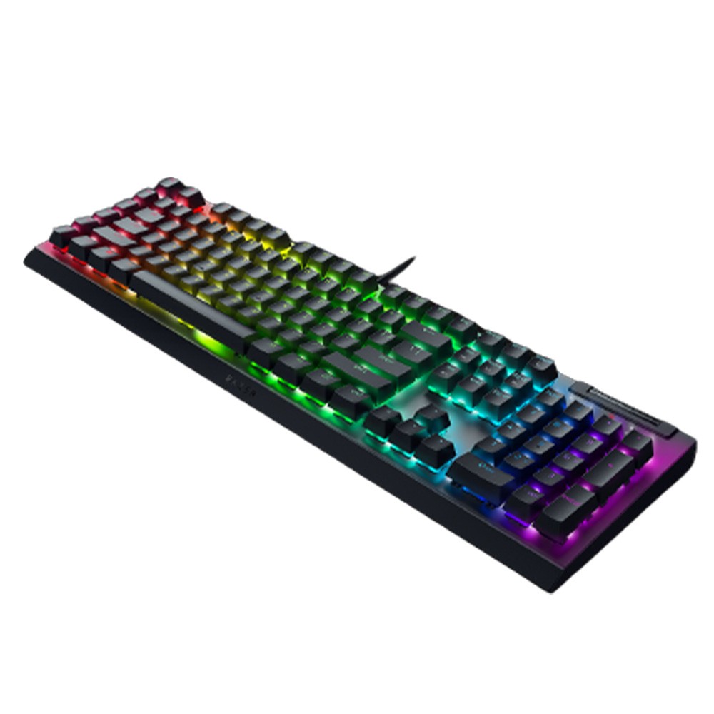 คีย์บอร์ดเกมมิ่ง Razer Gaming Keyboard Blackwidow V4 X Black (Green Switch)