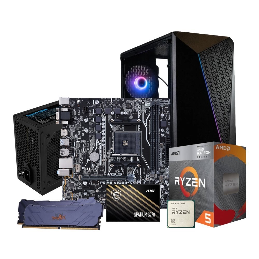จัดสเปคคอมพิวเตอร์ประกอบ Computer Set - AMD Value Set Ryzen 5 4600G
