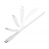 สายชาร์จ Energea USB-C to USB-C 240W with MCT 1.5M White