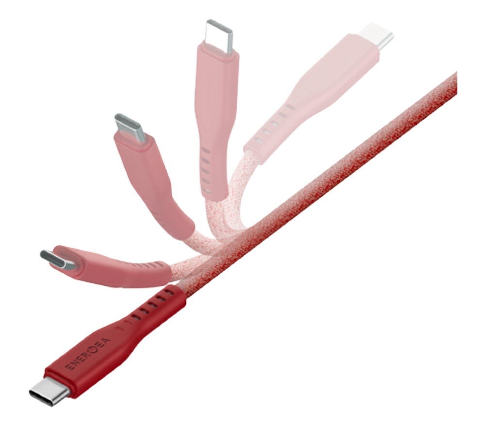 Mct Cable Accessory ENERGEA สายชาร์จ USB-C to USB-C Cable 240W with MCT 1.5M Red