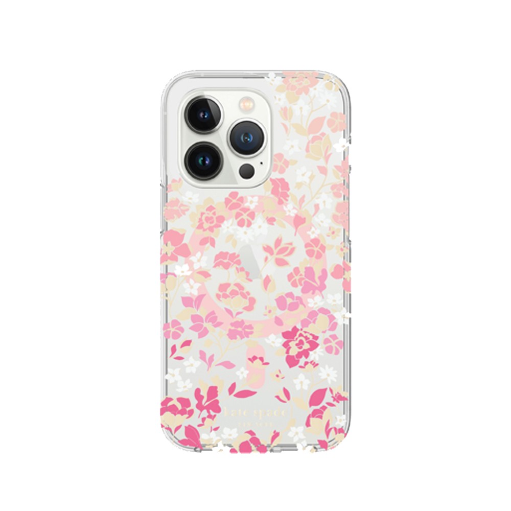 เคส Kate Spade New York iPhone 15 Pro Max with Magsafe Flowerbed Pink Ombre