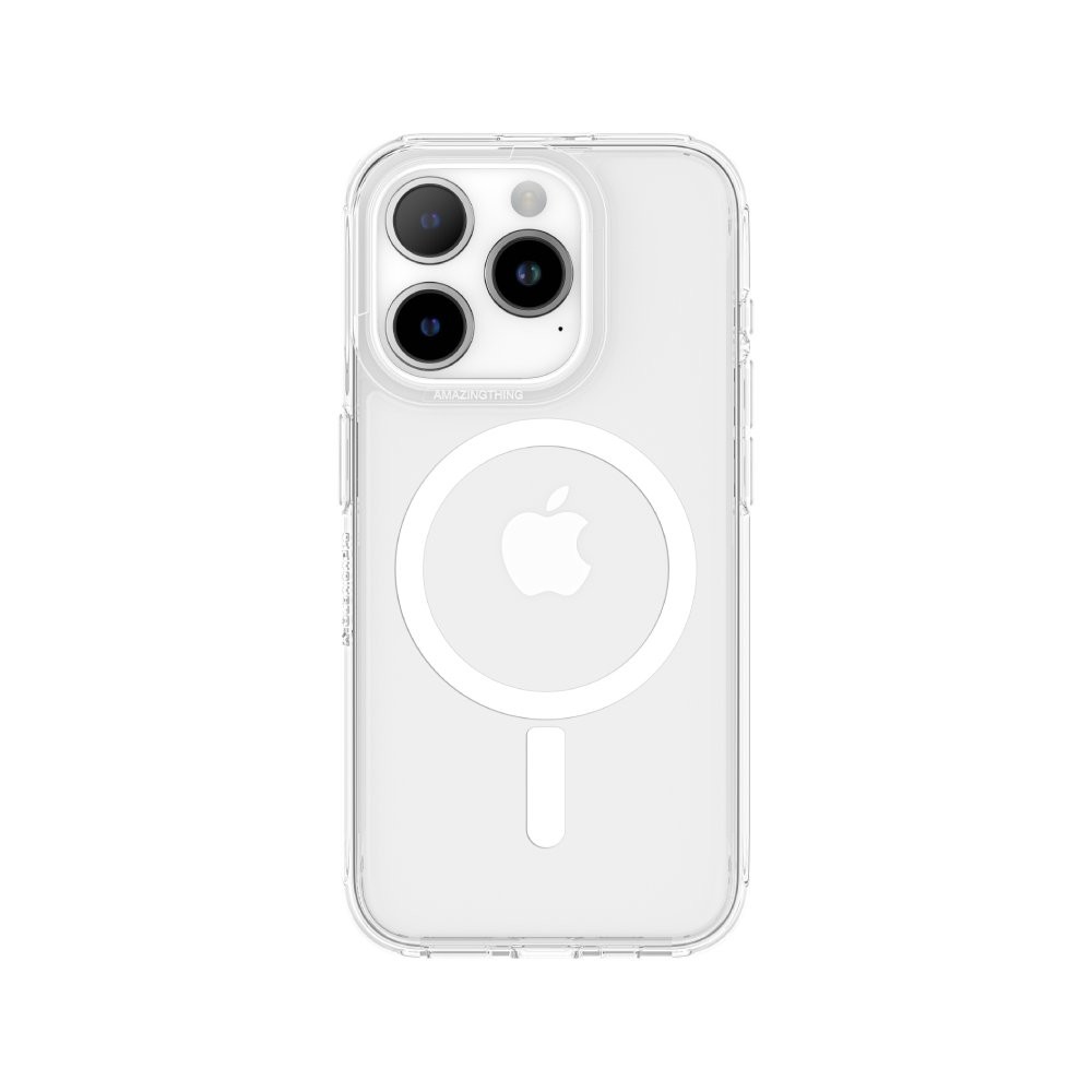 เคส AMAZINGthing iPhone 15 Pro Max Minimal with Magsafe Drop proof case Transparent