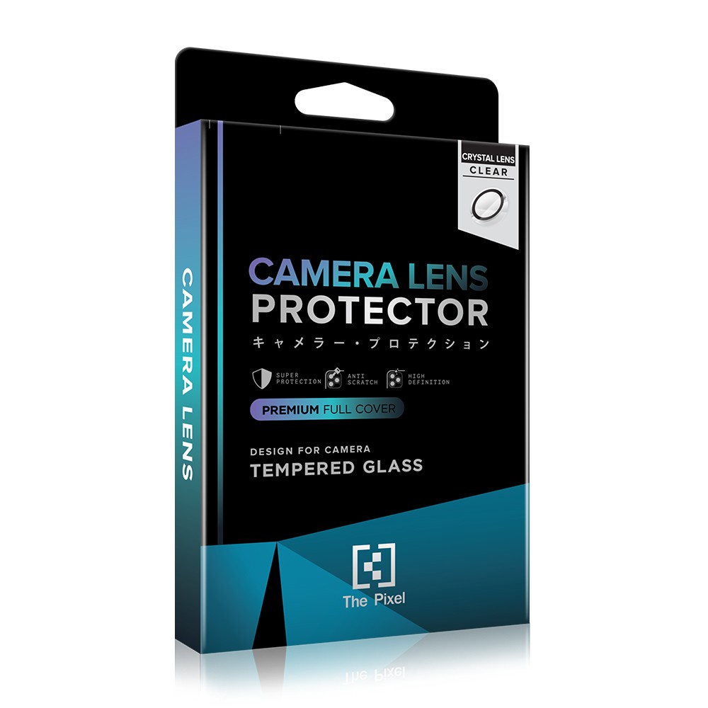 ฟิล์มกันเลนส์ The Pixel Crystal Clear Ring Camera Lens iPhone 15/15 Plus