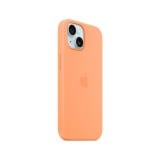 Apple iPhone 15 Plus Silicone Case with MagSafe - Orange Sorbet
