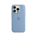 Apple iPhone 15 Pro Silicone Case with MagSafe - Winter Blue